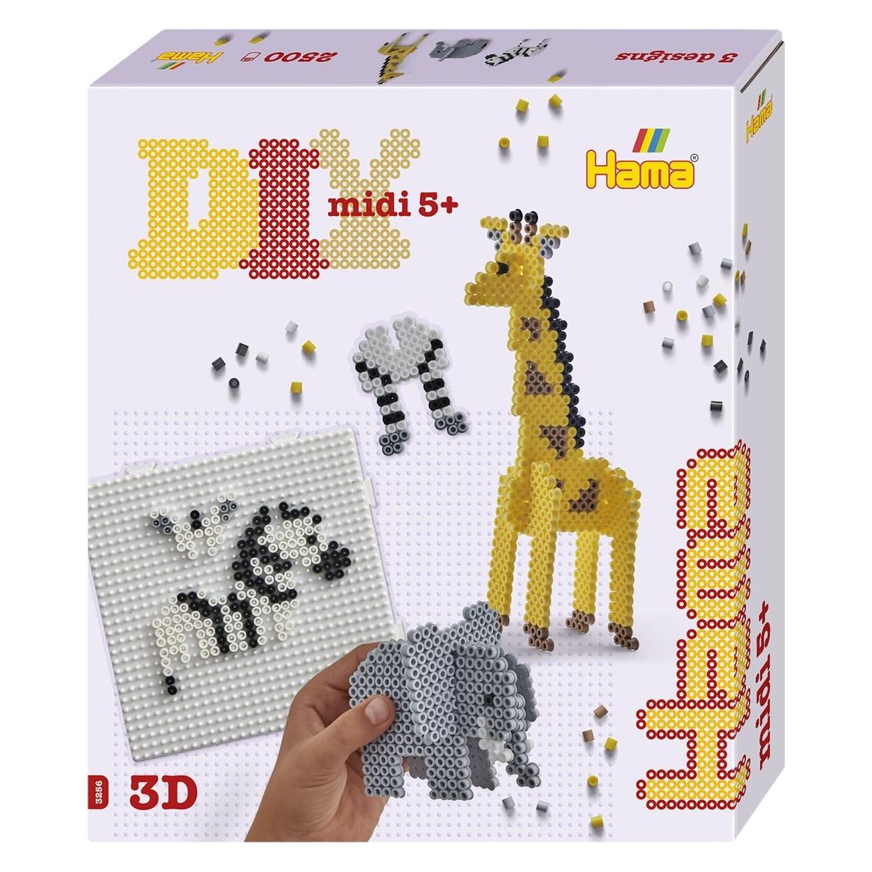 Hama Geschenkpackung 3D Safari 2500 Perlen (3256)