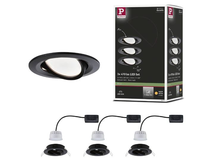 Paulmann LED Einbauleuchte Nova schwenkbar