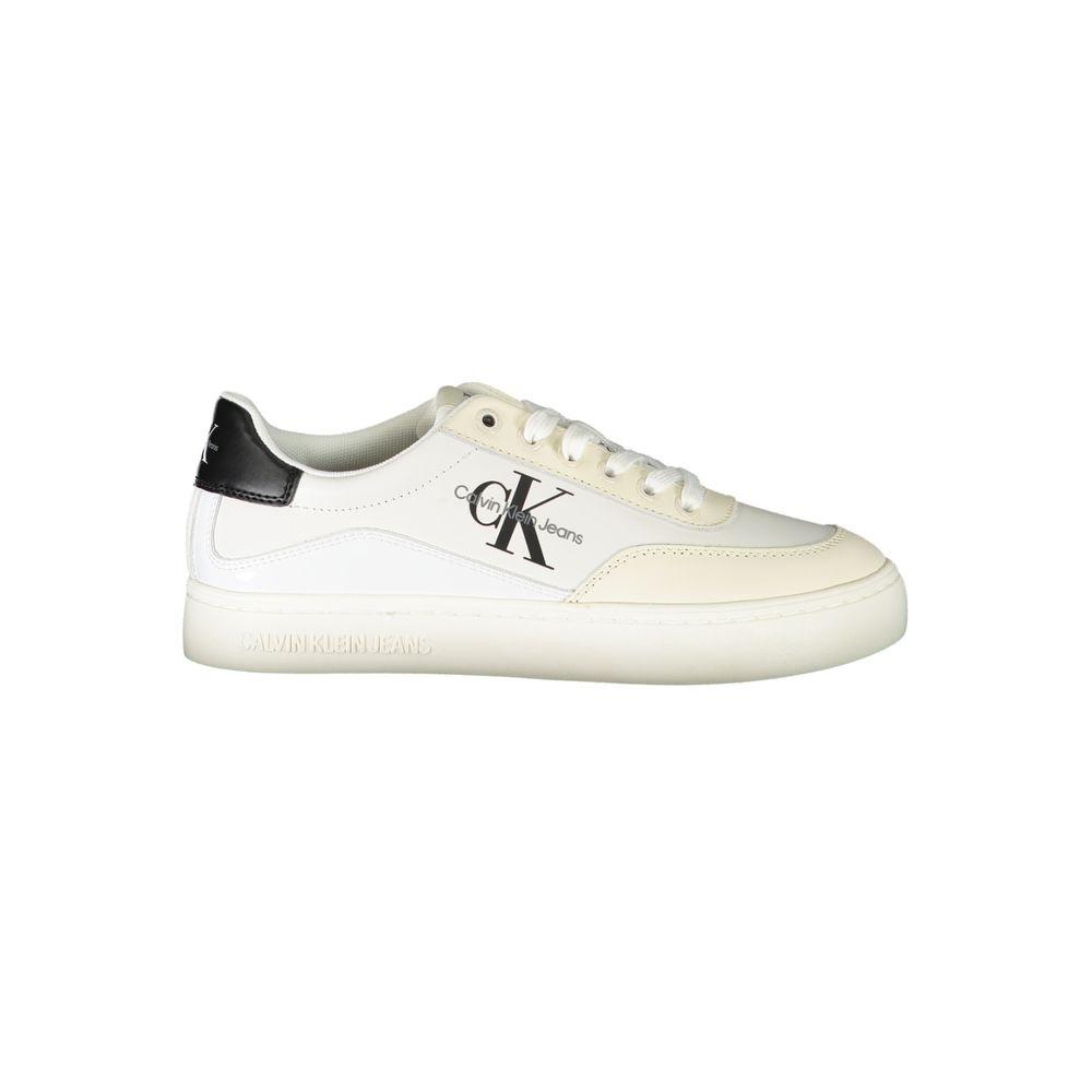 Ck Jeans Monogram Lowtop Sneakers Weiß