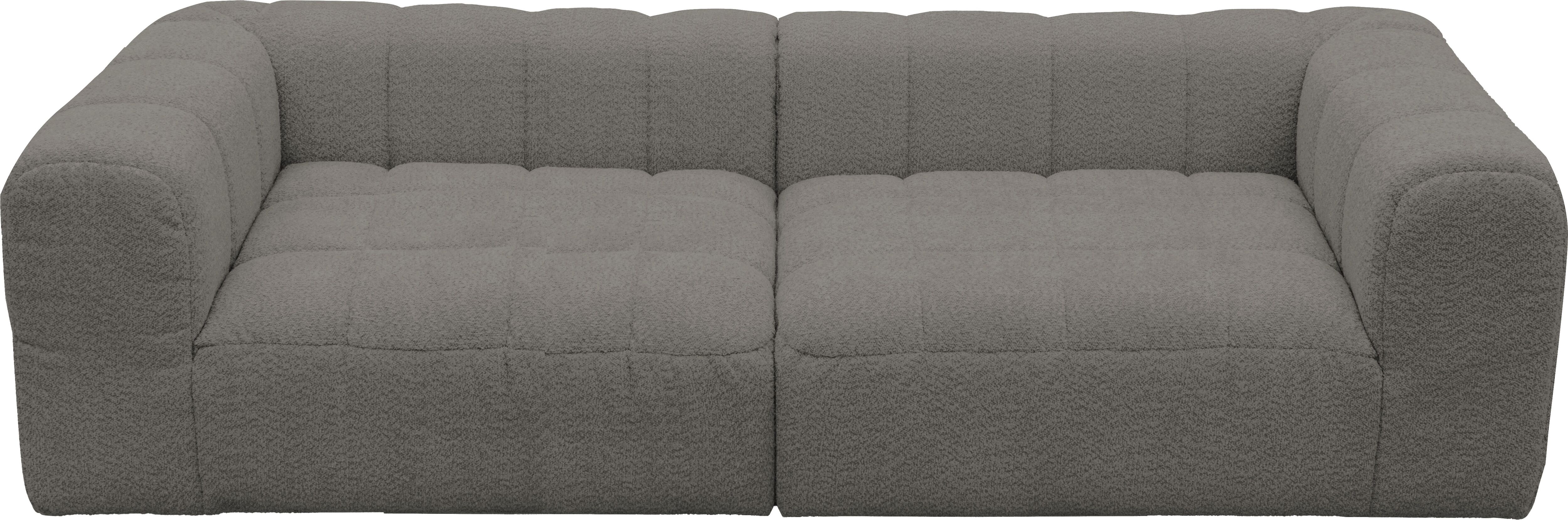 Big-Sofa DOMO COLLECTION "Ghent Megasofa in 2 Breiten, modern, bequem, Breite 220 oder 250cm", grau (graphite), B:250cm H:72cm T:113cm, 100% Polyester, Sofas, Big-Sofa, Mit Taschenfederkern und Kassettensteppung