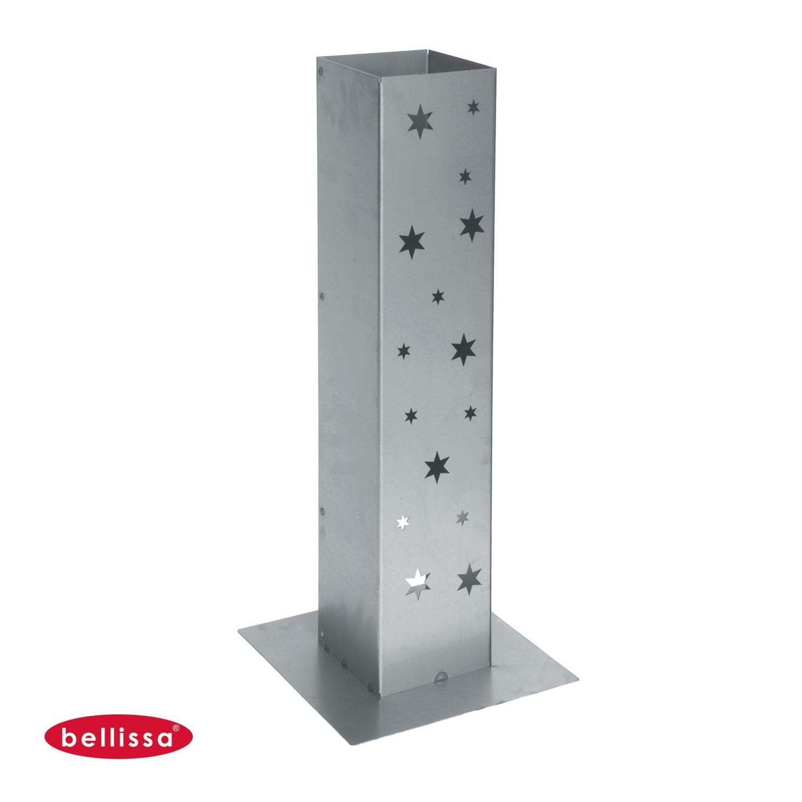 Bellissa Bellissa® Corten Feuersäule 70cm Lichtsäule Windlicht Säule Garten