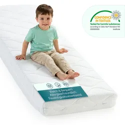 Kindermatratze 70 x 140 cm Kaltschaummatratze Weiß [neu.haus]