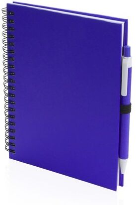 Carnet personnalisable Koguel carton recyclé bleu