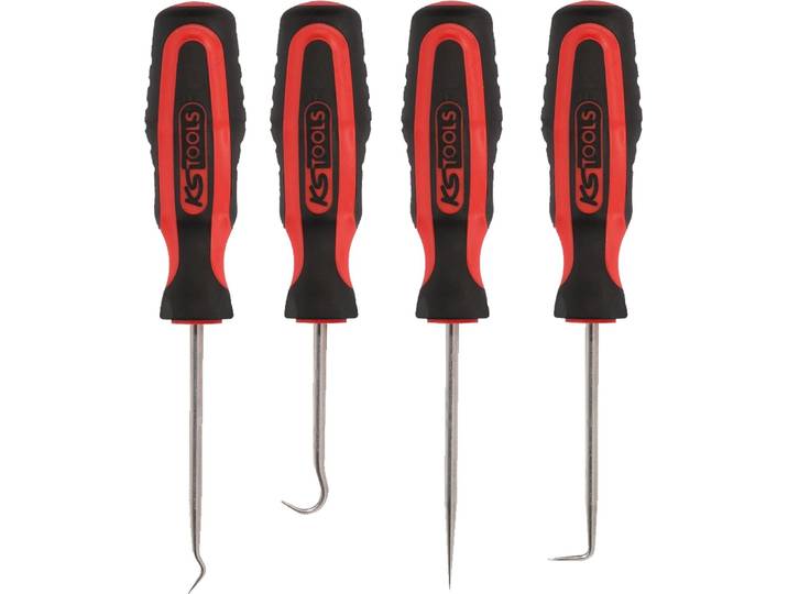 Jeu de 4 crochets\, manche bi-composants - KS TOOLS - 550.1045
