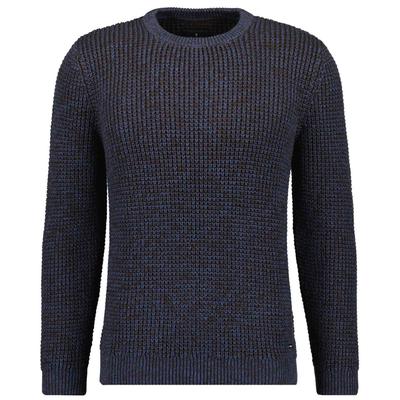 Rundhalspullover RAGMAN, Herren, Gr. 52, braun, Strick, 100% Baumwolle, Rundhals, Pullover Rundhalspullover