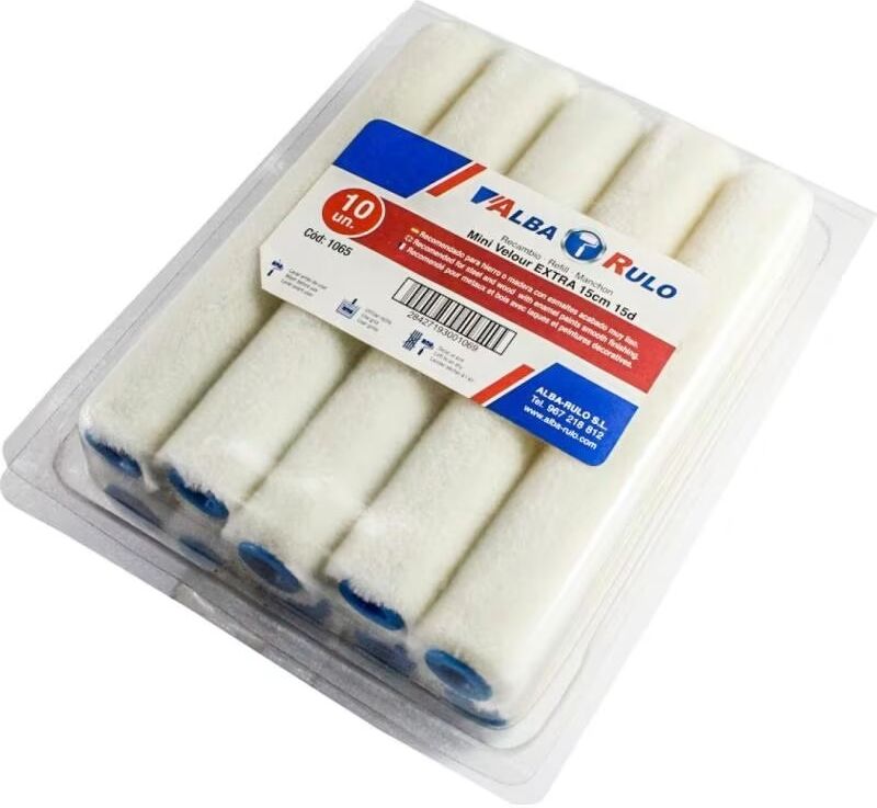 Alba-Rulo Pack De Recambios Para Rodillo De Pintura Blanco Talla Única Unisex