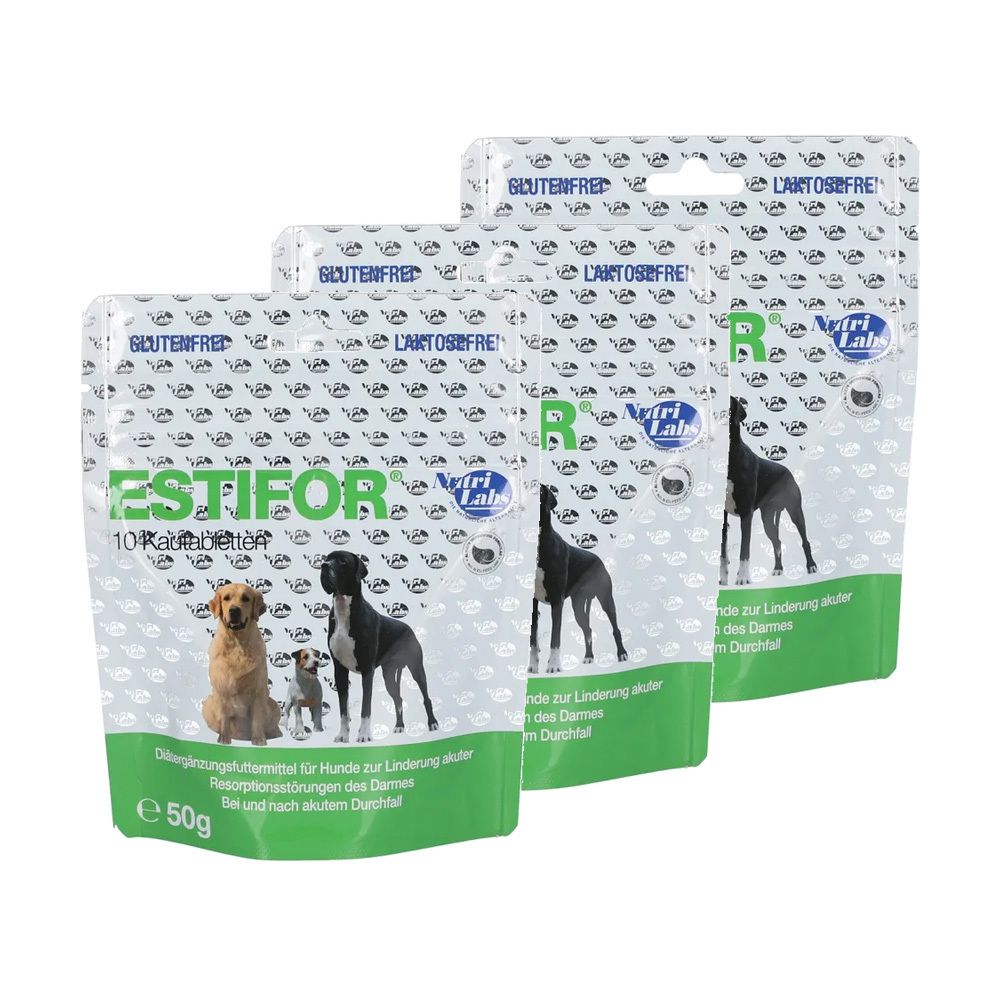 NutriLabs Estifor Dreierpack 3x10 St Kautabletten