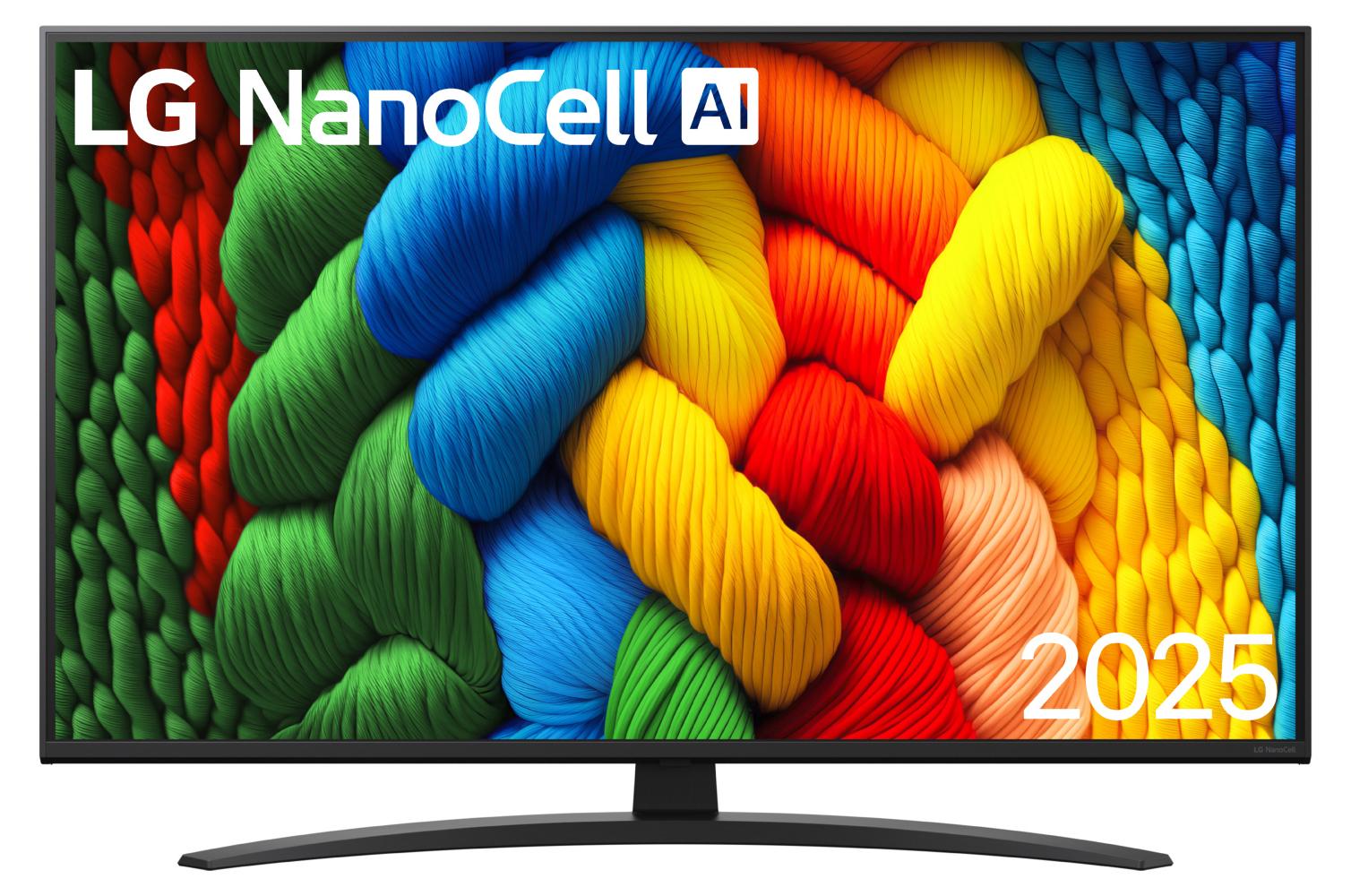 LG NanoCell AI 75NANO81A6A, 190,5 cm (75"), 3840 x 2160 Pixel, NanoCell, Smart-TV, WLAN, Schwarz