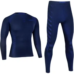 Spokey, Herren, Funktionsunterhose, Bielizna męska termoaktywna zestaw Windstar granatowa r. XL/XXL (928779) (XL, XXL), Blau