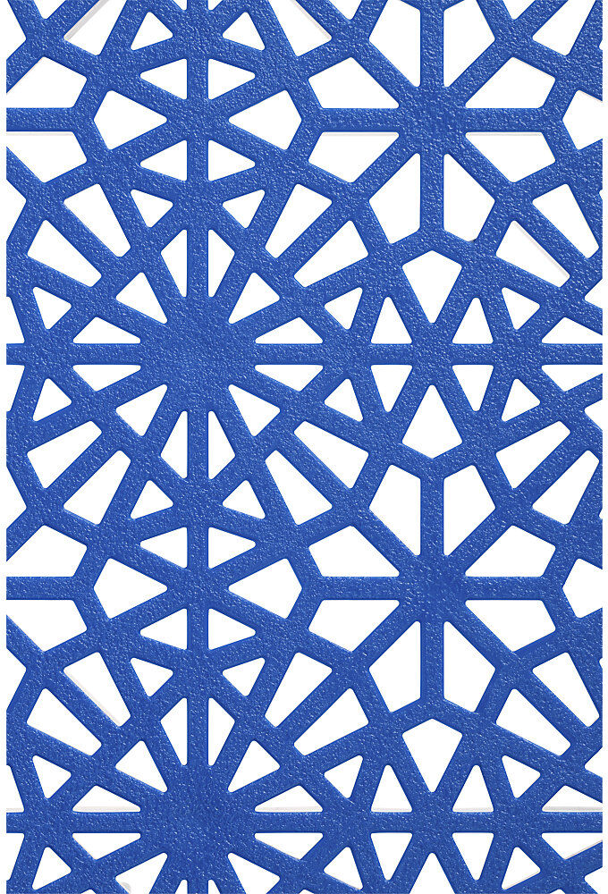 Kunststoff-Bodenfliese Yoga Easy Event, Belastbarkeit 220 t/m², 300 x 300 mm, blau (1 m²), VE 11 Stk Miltex
