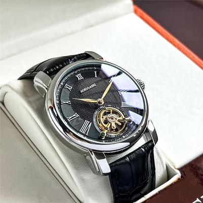 Fashion Sheath Luxury Men's Automatic Mechanical Watch silver