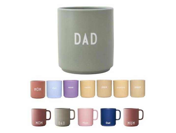 Design Letters Tasse a Cafe DAD Cadeau De Noel Pour Papa Porcelaine Tasse Papa Cadeau Noel Mug avec Lettres Gravées Cadeaus Personnalisé Cadeaus Anniversaire Papas Tasse a The 250 Ml
