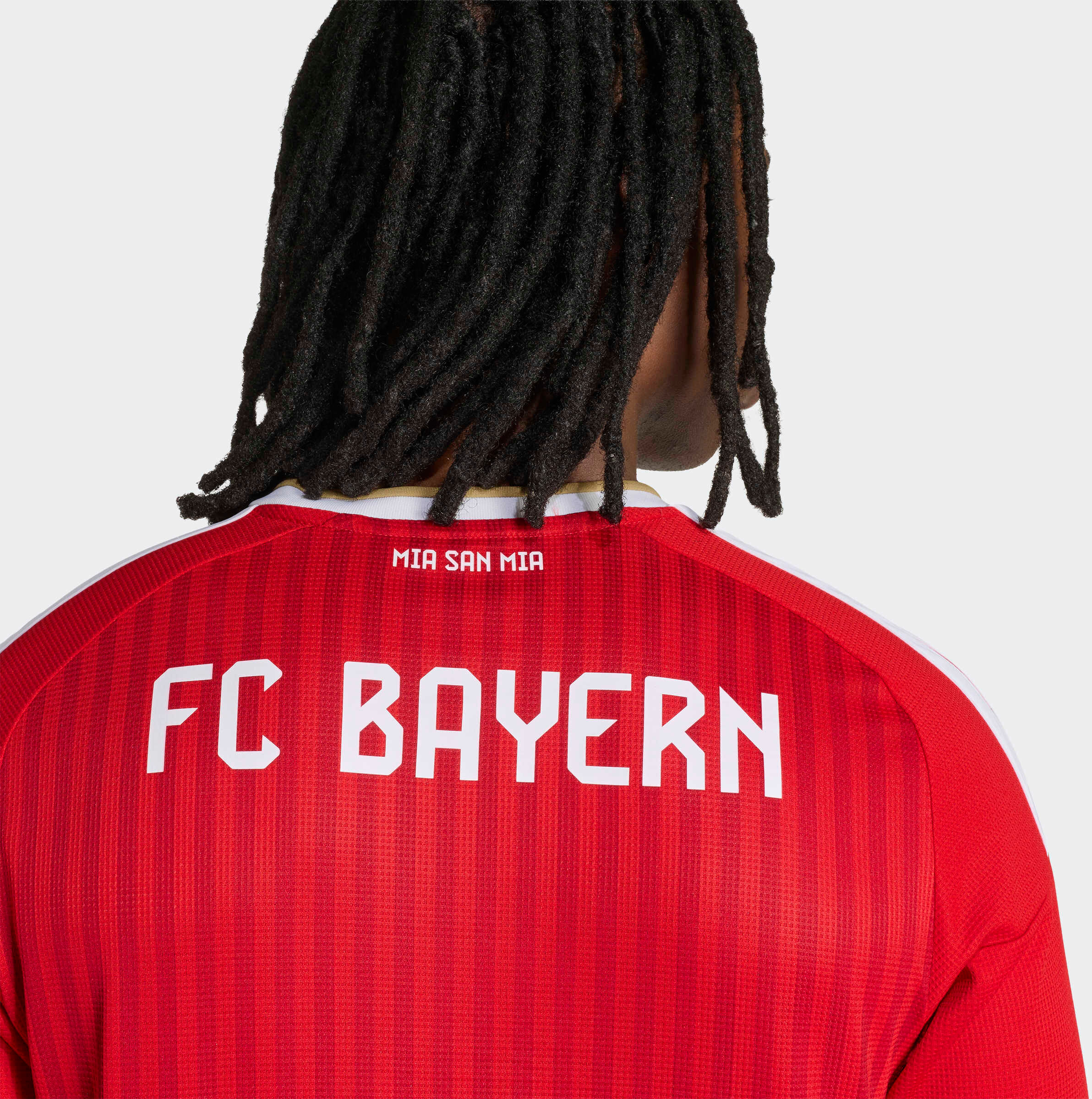 Fussballtrikot ADIDAS PERFORMANCE "FC BAYERN MÜNCHEN 26/27 HEIMTRIKOT, LANGÄRMELIG", Herren, Gr. L, rot (better scarlet, weiß), Obermaterial: 100% Polyester, Rundhals, Trikots Fussballtrikot, mit Rundhalsausschnitt, schmal geschnittene Passform better sca
