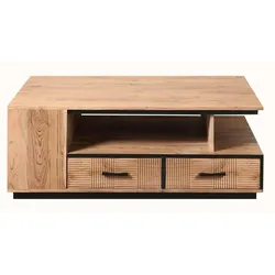 WOLFMÖBEL Couchtisch Paris Holz Braun Akazie