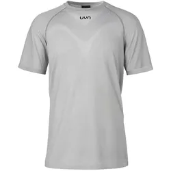 UYN Herrenlaufshirt kurzärmelig Kymra, ultraleichtes Laufshirt für dynamische Einheiten und längere Läufe, grau - grau / M