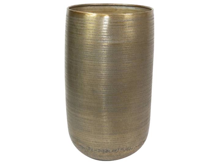 Gefäss Rowen, Metall, Gold H: 63 cm Decofinder