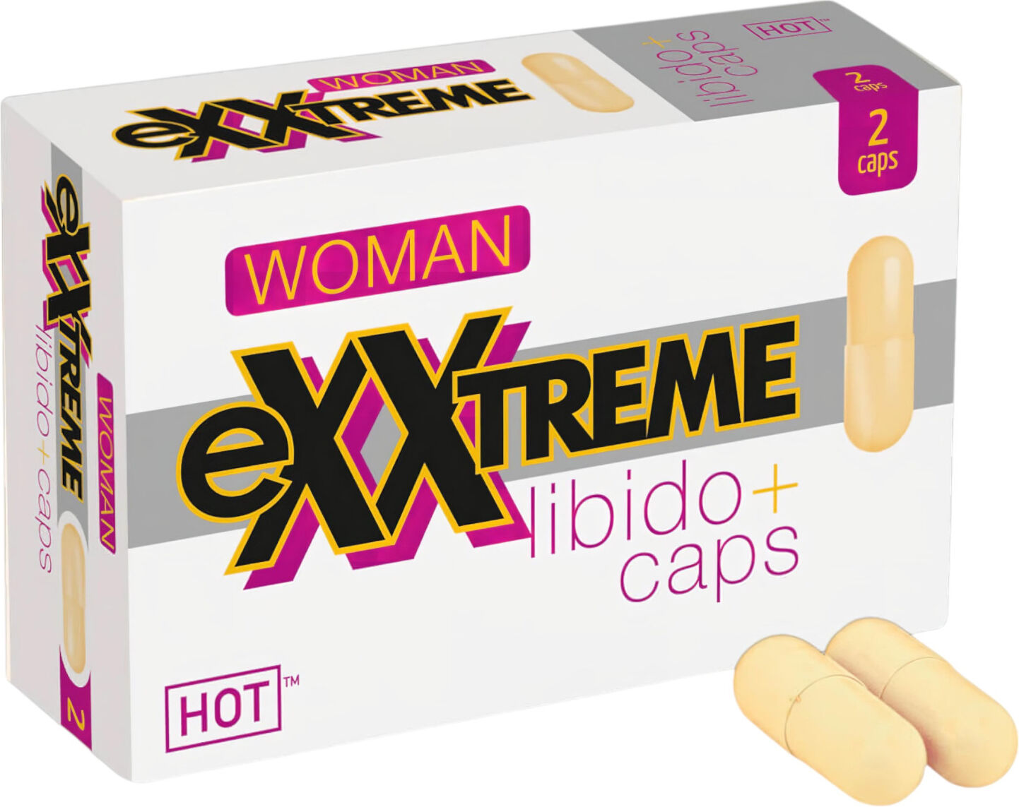 Hot Exxtreme Libido Kosttilskudskapsler Til Kvinder (2 Stk.)