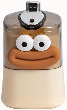 Inspired Finds Creative Automatic Pop Out Cartoon Toothpick Holder Portable Box For Home And Commercial Use classic Face Silver