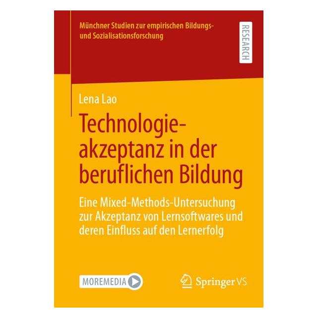 Springer Technologieakzeptanz in der beruflichen Bildung (Deutsch, Lao, Lena, Lena Lao) (70082090)