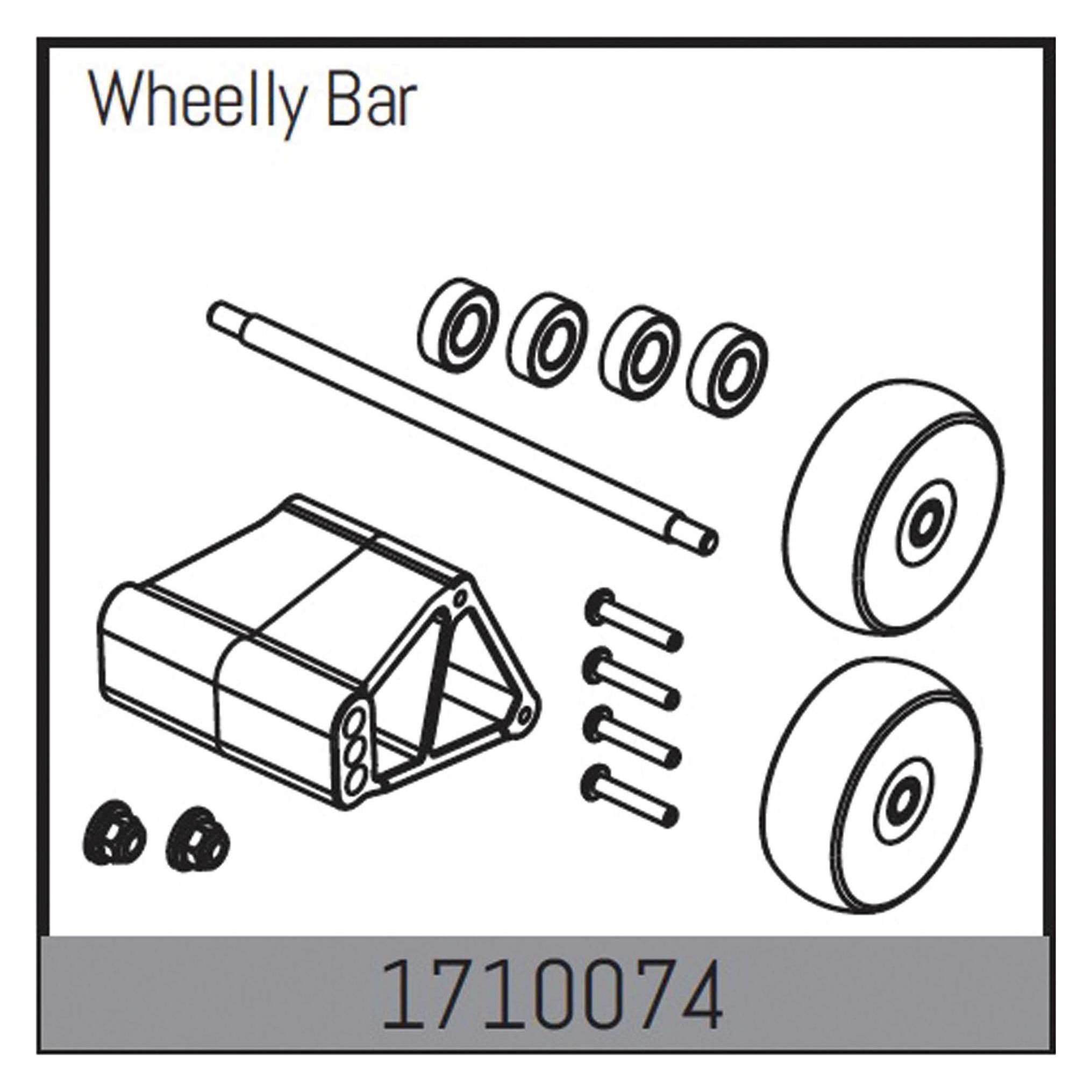 Absima mamba 7: wheelie bar (1710074)