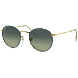 Ray-Ban 0RB3447JM ROUND FULL COLOR 9196BH Grün Gr. 50/21 (mit Sehstärke)