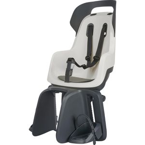 bobike Fahrrad-Kindersitz GO Maxi Carrier, 9 - 22 kg Traglast, grau, Gepäckträgermontage