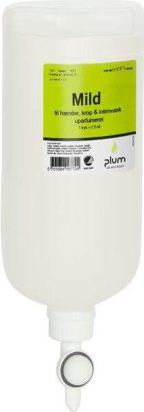 Plum Håndsæbe   Mild   Parfumefri   Standbag   1 L