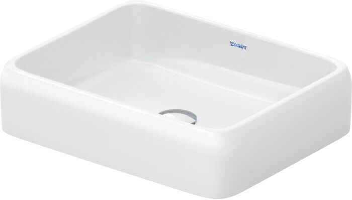 Duravit Aufsatzbecken 500mm, geschl. 2383502079 ohne HLB, ohne HL, ohne ÜL, Weiß HG, HYG