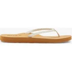 ROXY Damen Badesandalen COSTAS II SNDL, Größe 37 in Weiß Weiß