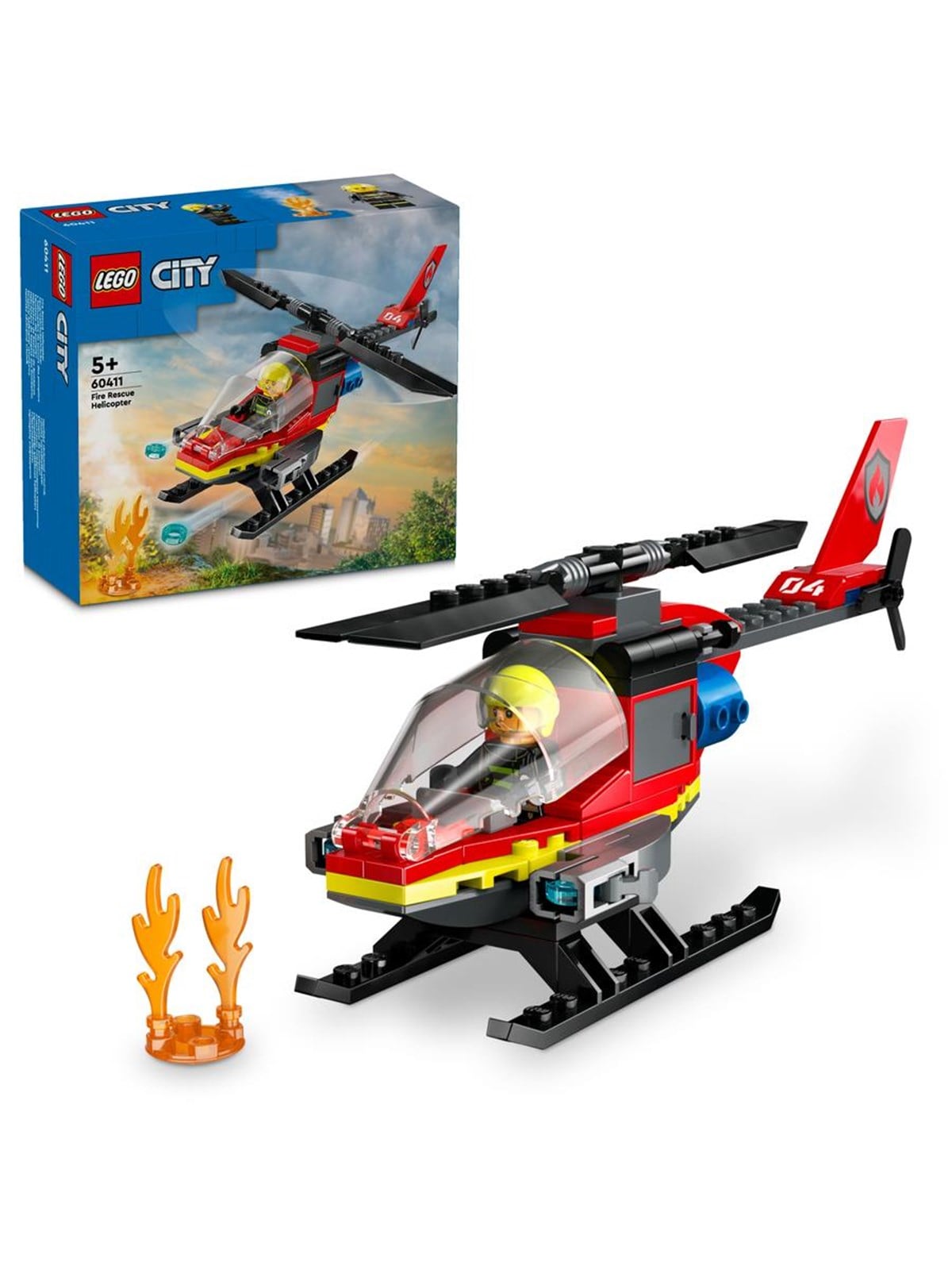 LEGO City 60411 Feuerwehrhubschrauber