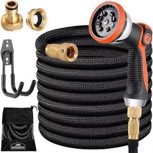 Gardebruk Gartenschlauch 109321, flexibel, 1/2 Zoll (13mm), 12 bar, Set, dehnbar, Länge 22m