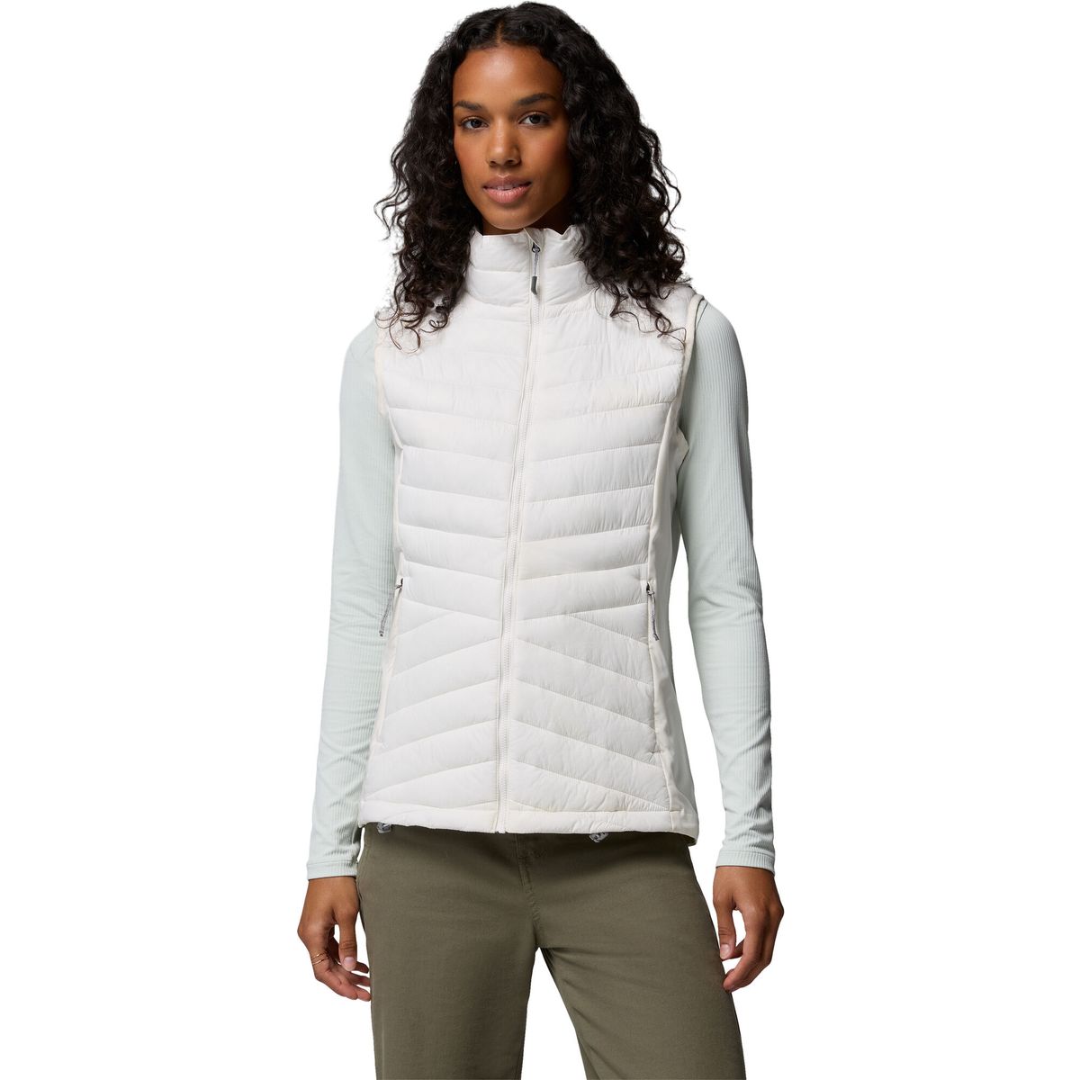 Columbia Women's Powder Pass III Hybrid Gilet sea salt (125) S 213363-2133632-125-S