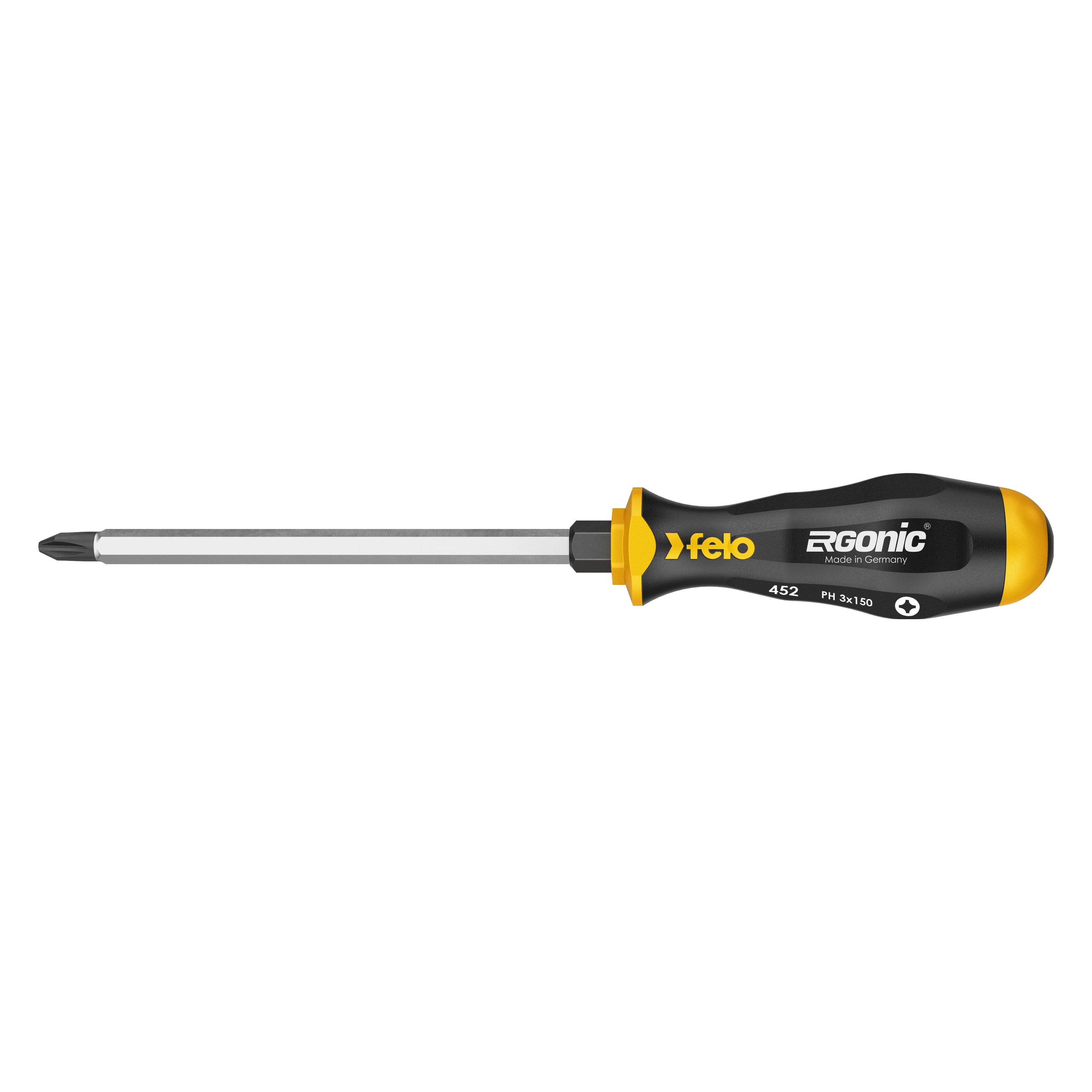 Felo Ergonic Phillips screwdriver PH 3 - 150 - for impact (45230540)