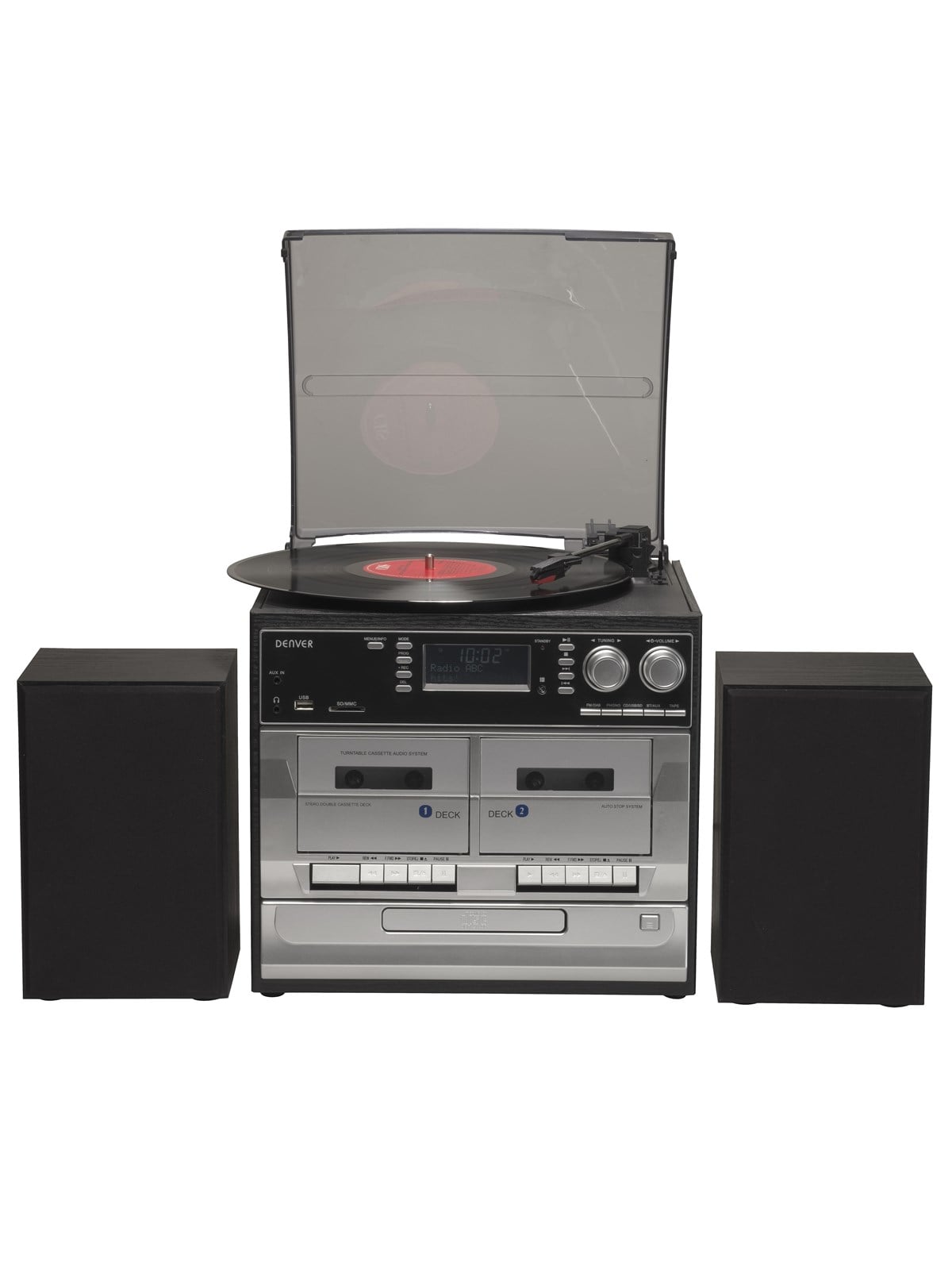 DENVER MRD-166 - Music Center - LP - DAB+/FM - CD - Cassette - Plattenspieler