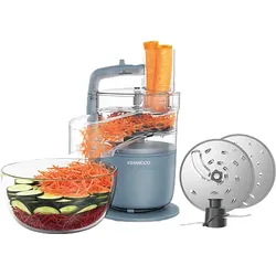 KENWOOD MultiPro Go FDP 23.140GY Kompaktküchenmaschine Storm Blue (Rührschüsselkapazität: 1,3 l, 900 Watt)