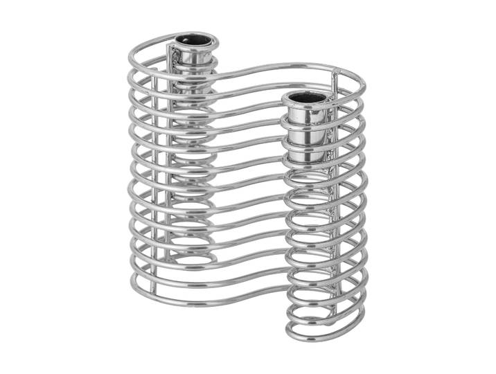 Bloomingville Bougeoir Wavela 15,5x14,5 cm Argent