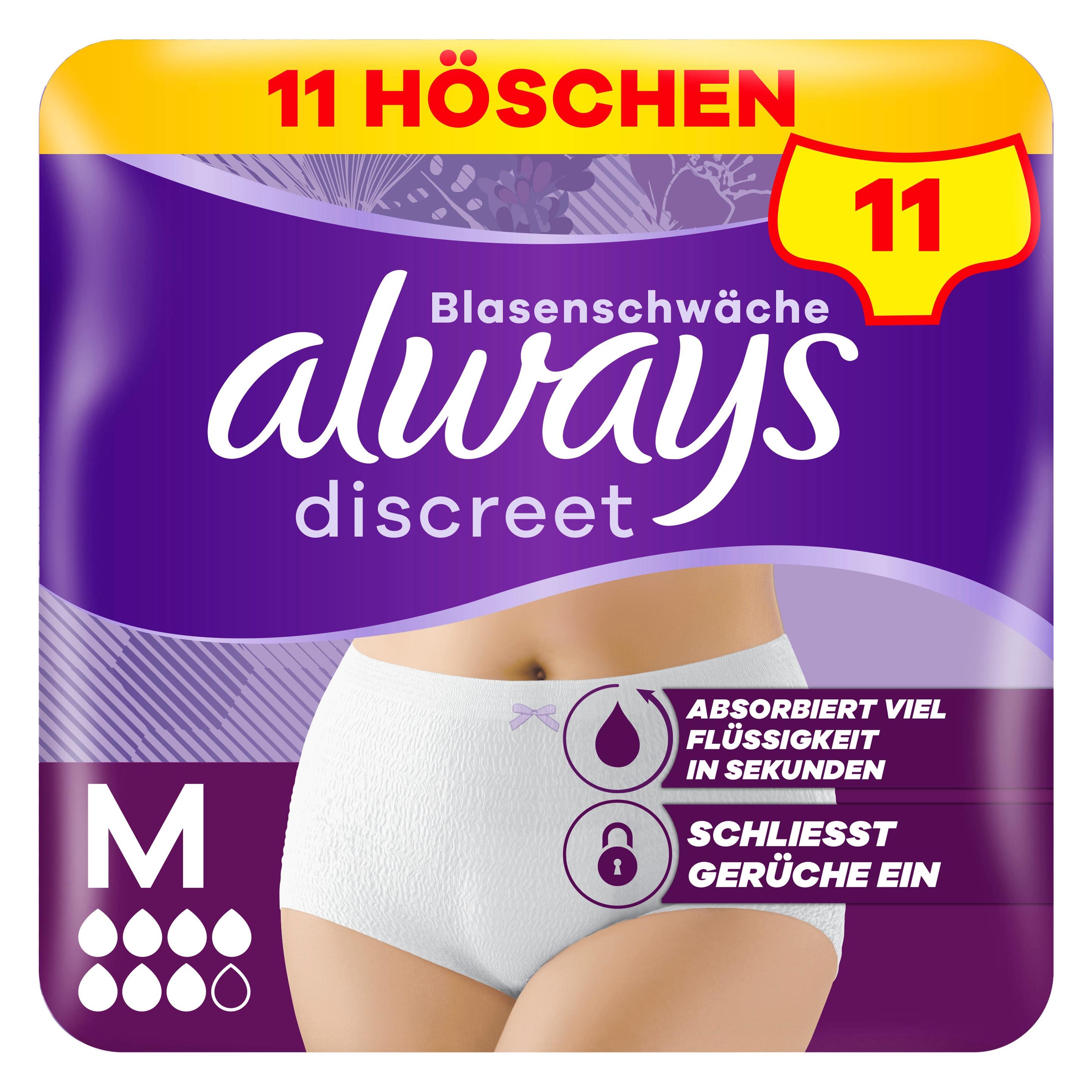 Always Discreet Inkontinenz Pants Plus M 11 Inkontinenz-Höschen (11x, M) (73090086)