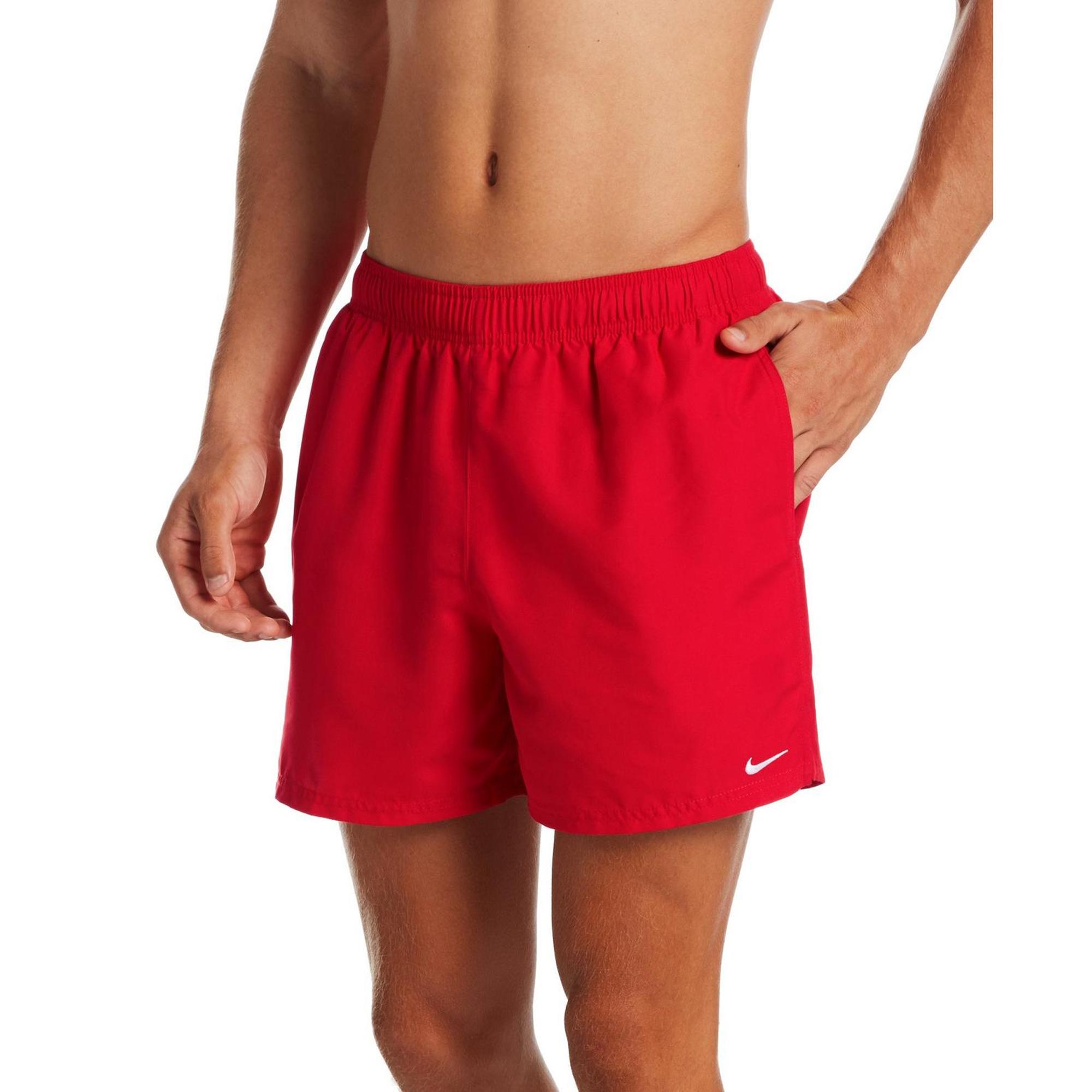 Nike - Badeshorts für Herren, Regulär (Universitäts-Rot)