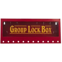 Brady, Zubehör Maschine, Metal wall-mounted group lockout boxes