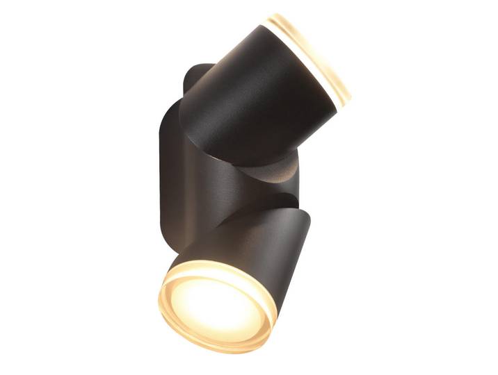 ZMH LED Wandleuchte Hrisal 8/6.5/18 cm, Schwarz, Metall, Mode, LED integrated, 6.5x18x8 cm, Lampen & Leuchten, Außenbeleuchtung, Außenleuchten