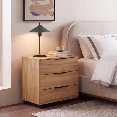SAFAVIEH Brylin 16-Inch Acacia Drawer Nightstand, Modern