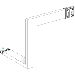 Schneider Electric KSA250DMBK43A KSA Mehrfachrichtungsänderung, 250A, abwärts rechts
