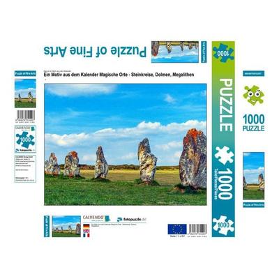 CALVENDO Puzzle Magische Orte - Steinkreise, Dolmen, Megalithen 1000 Teile Lege-Größe 640 x 480 cm Foto-Puzzle Bild von Silvia Drafz