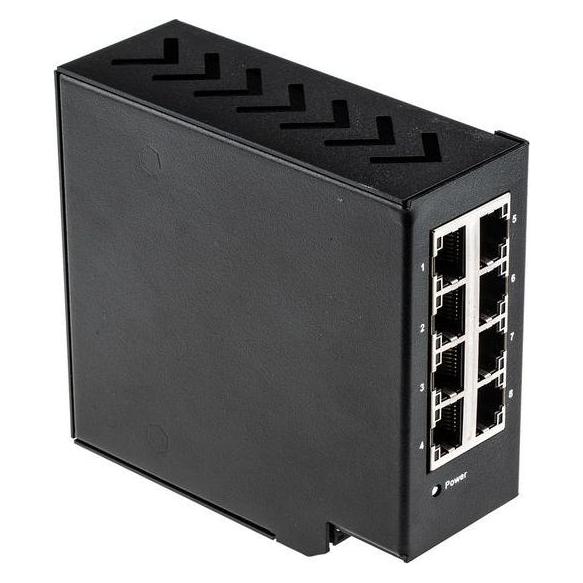 RS PRO 8-Port Hardened Ethernet Switch (8 Ports) (1448676)