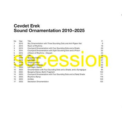 Cevdet Erek. Sound Ornamentation 2010–2025, Taschenbuch von , König, Walther, 978-3-7533-0804-3