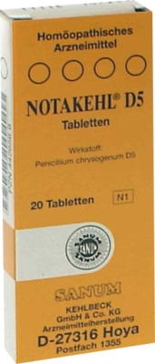 SANUM-KEHLBECK GmbH & Co. KG NOTAKEHL D 5 Tabletten 20 St 04426569