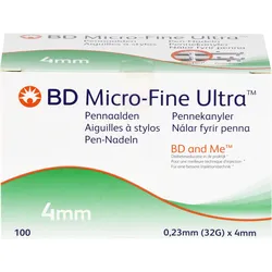 Bd Micro-Fine Ultra Pen 4 Mm 100 ST