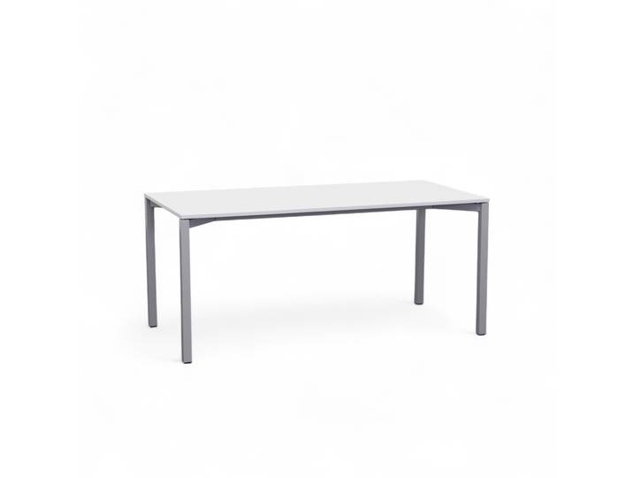 Sitzungstisch Tradingzone Smartline 160x80 cm, Lichtgrau/Silbergrau, Rechteckig, Neu, Tisch - Hochwertig & langlebig