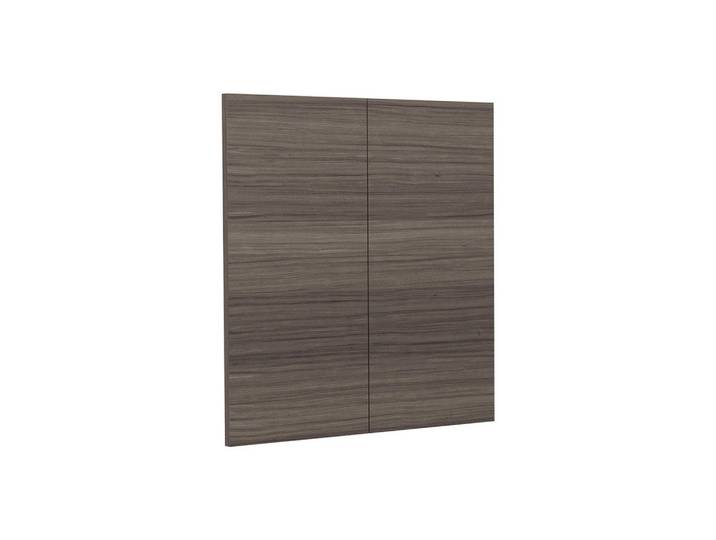 Vicco Küchenfront R-Line Edelgrau 59.2 x 59 cm Möbelfront für den Hängeschrank, Grau, Holzwerkstoff, Rechteckig, 59.2x59x1.6 cm, Küchen, Küchenmöbel, Küchenschränke, Küchenoberschränke