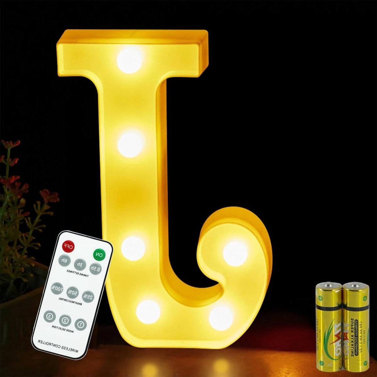 LED Letterverlichting met Accenteffect voor Slaapkamerdecoratie